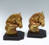 J. RUHL HORSES BOOKENDS 1930'S