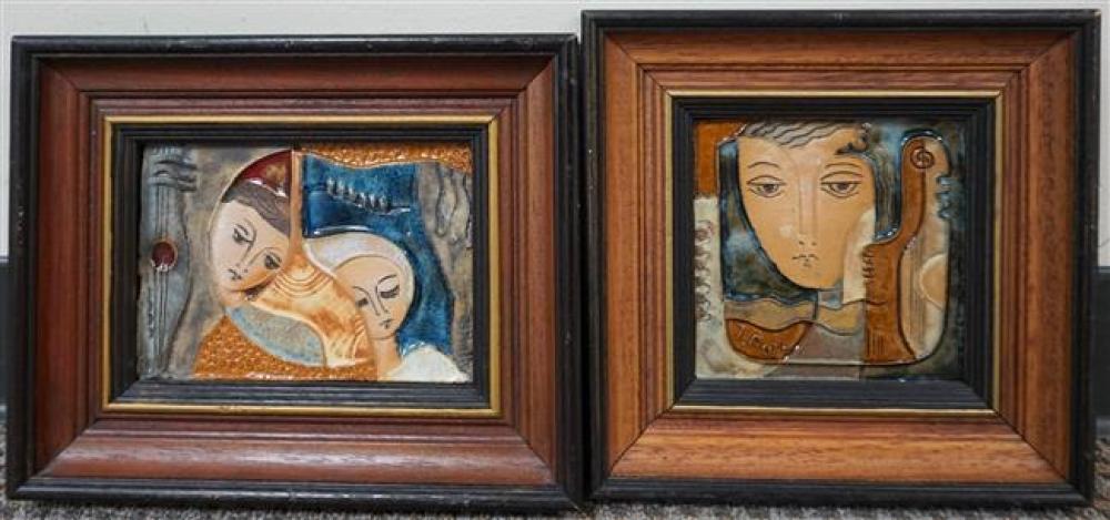 J. RUTH, PORTRAIT OF WOMAN, TWO