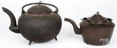 J. SAVERY CAST IRON TEA KETTLE
