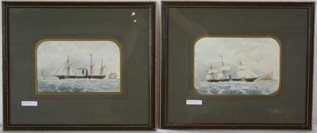 J. STAPLES (19TH C., BRITISH) TWO