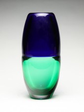 J. SVOBODA SIGNED ART GLASS VA