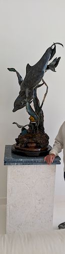 J. TOWNSEND: "UNDER SEA" BRONZE