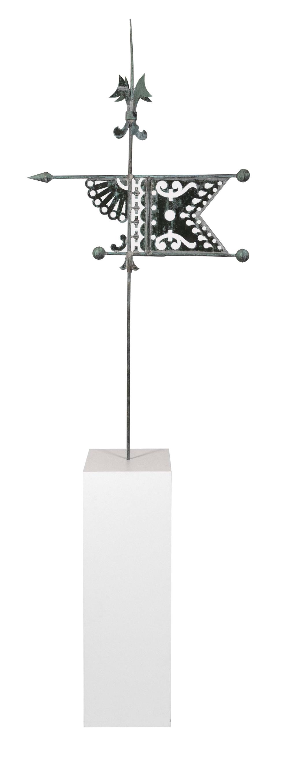 J. W. FISKE BANNERETTE WEATHER VANE