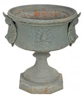 J. W. FISKE CAST IRON URNLate
