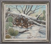 J. W. Thrasher ''Quail'' oil p