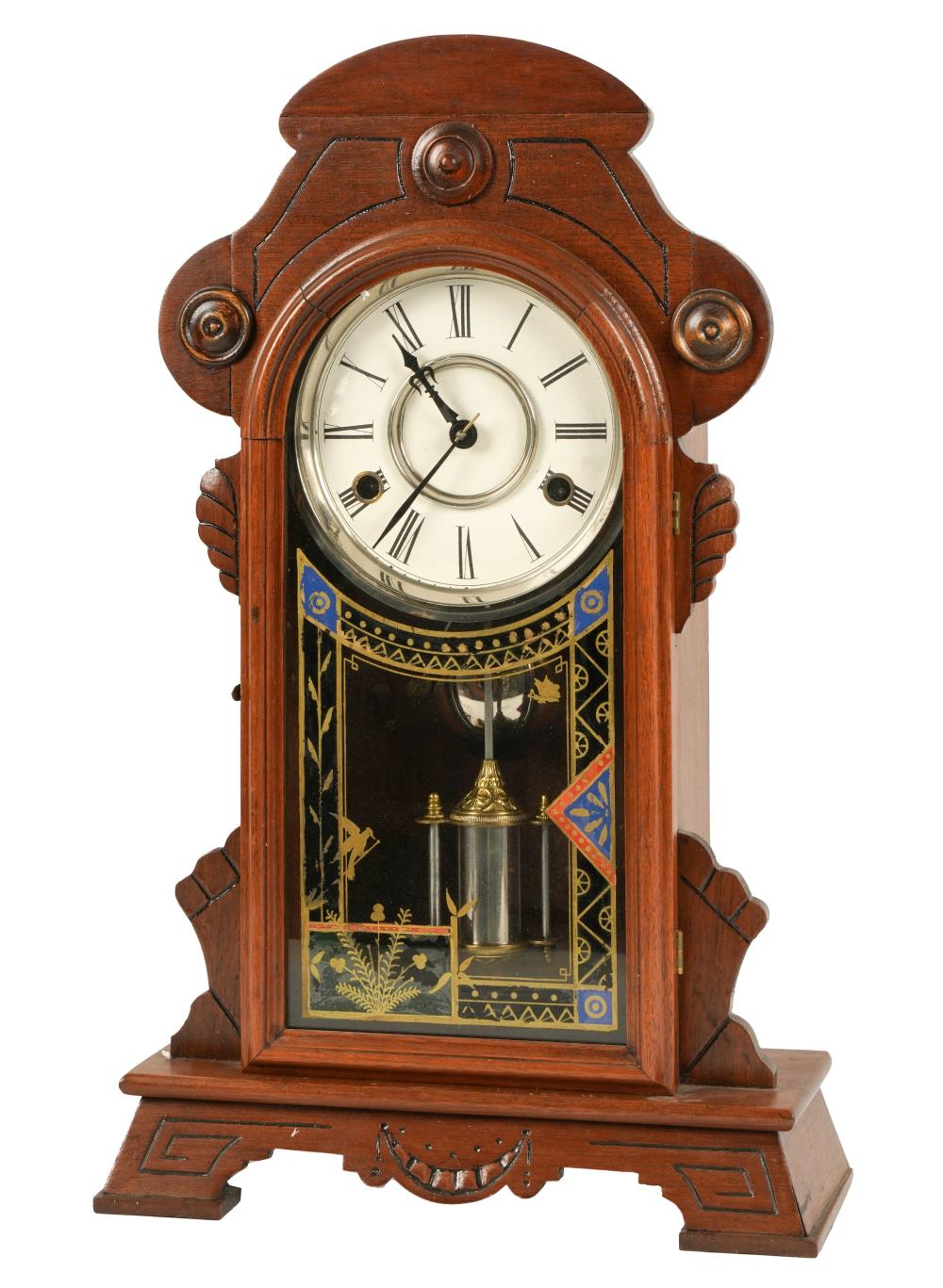 J. WATSON MANTLE CLOCKwith label