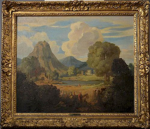 J. WORTH OIL ON CANVASJ. Worth 19th