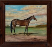 JACK BRYANT, EQUESTRIAN OIL ON