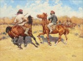 JACK CANNON PAINTING INDIAN BR