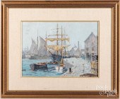 JACK COGGINS, OIL ON BOARDJack