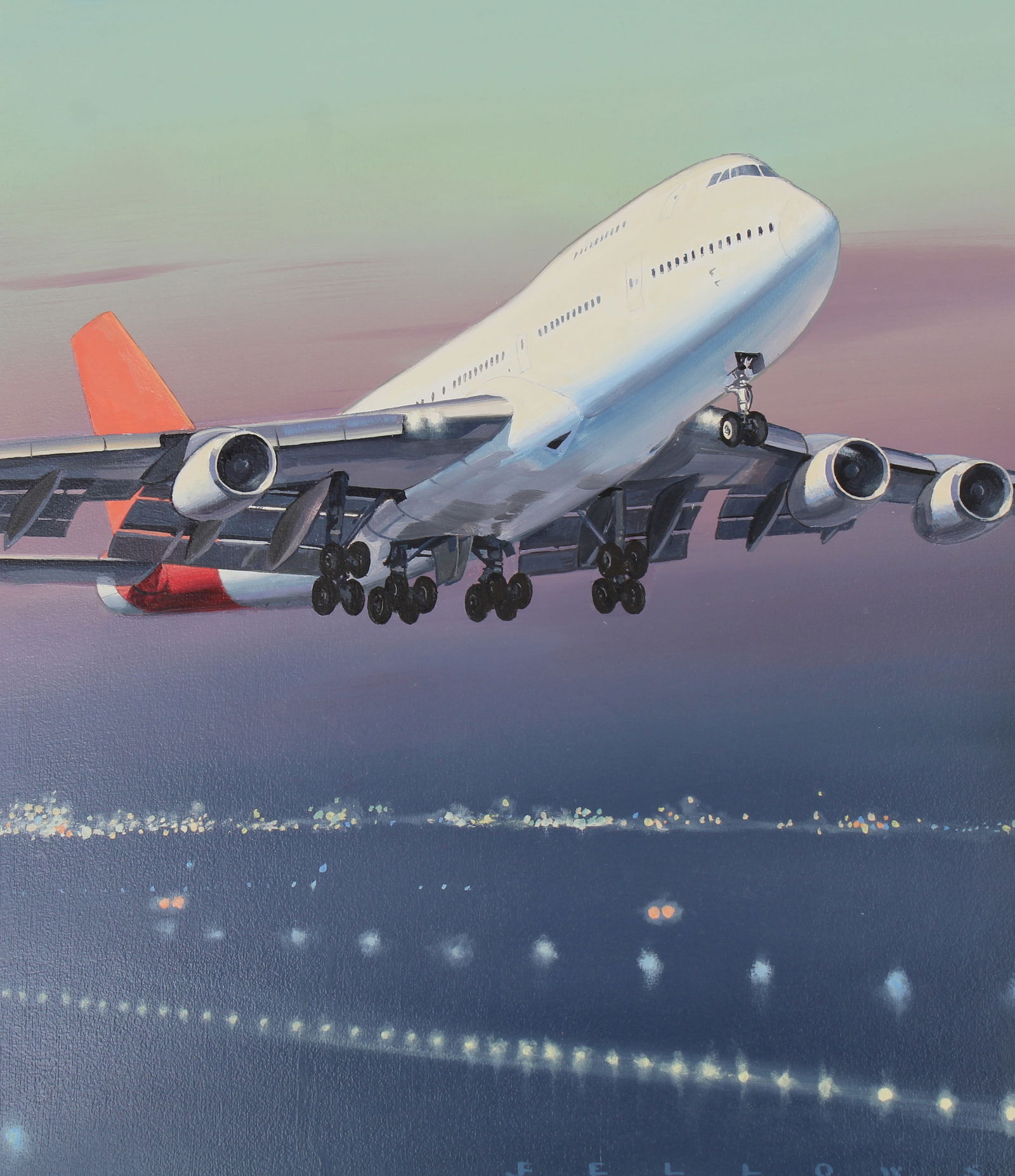 JACK FELLOWS (B. 1941) "1964 BOEING