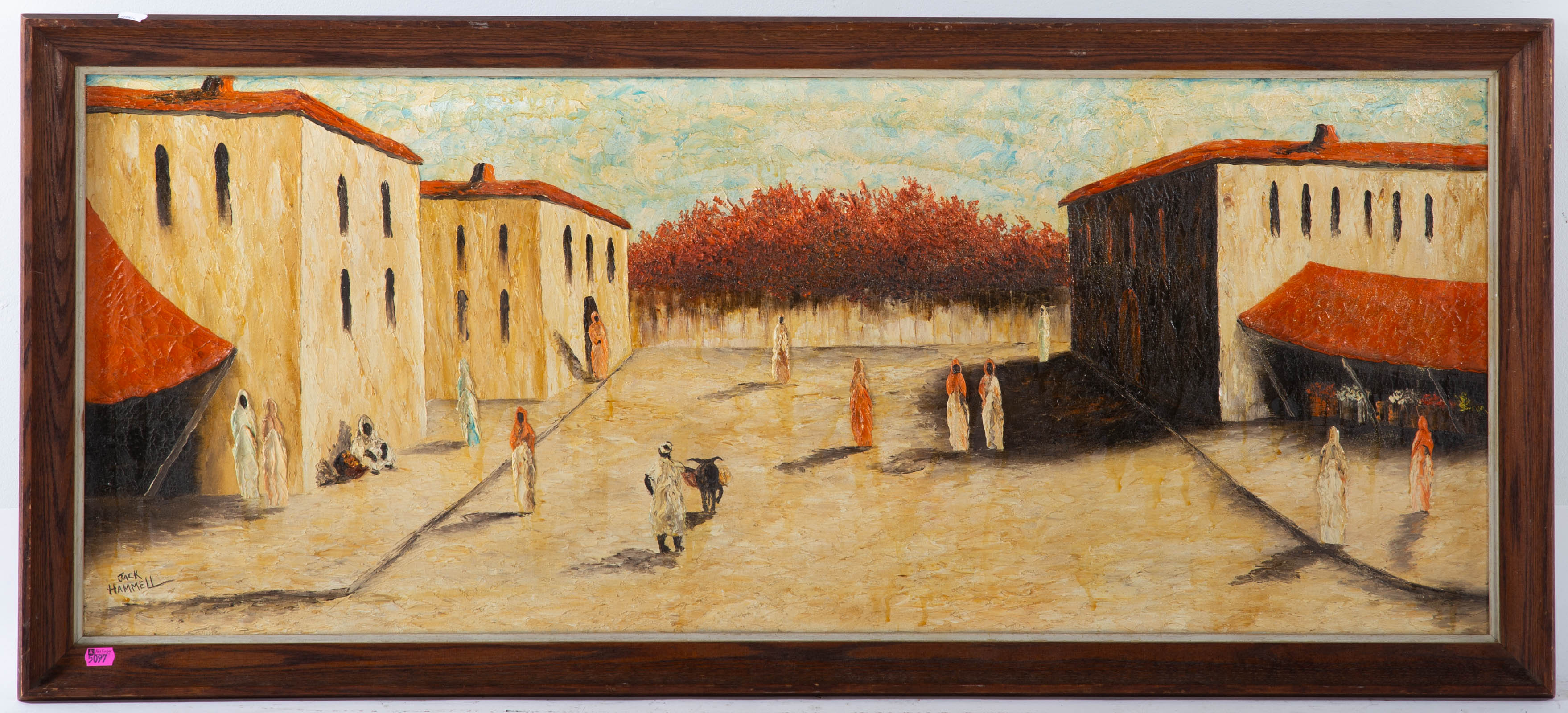 JACK HAMMELL. VILLAGE STREET SCENE,