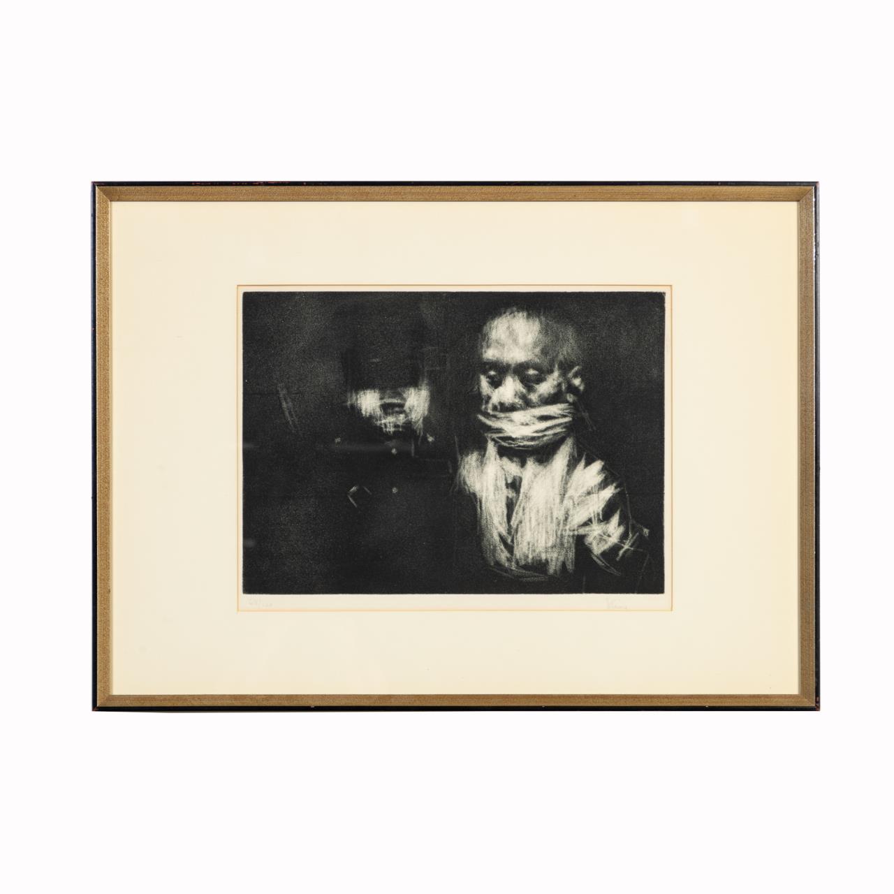 JACK LEVINE "THE PRISONER" BLACK