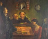 JACK LEVITZ OIL ON CANVAS COUR
