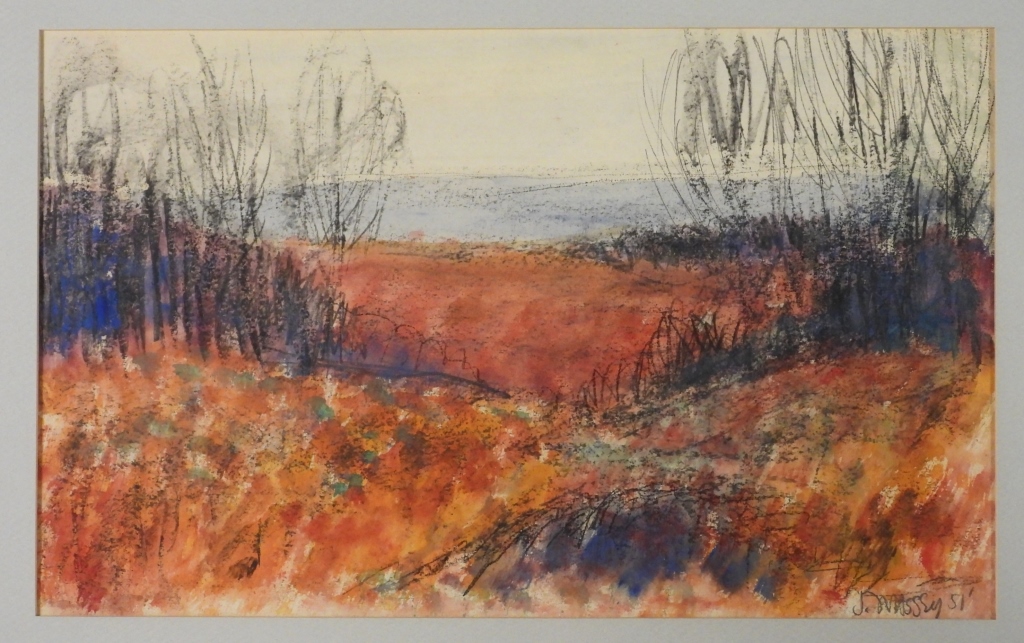 JACK MASSEY AUTUMNAL WC PAINTING