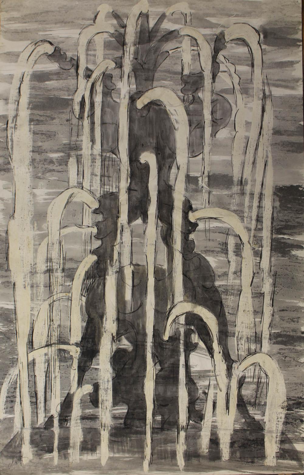 JACK MCLARTY INK AND WATERCOLOR