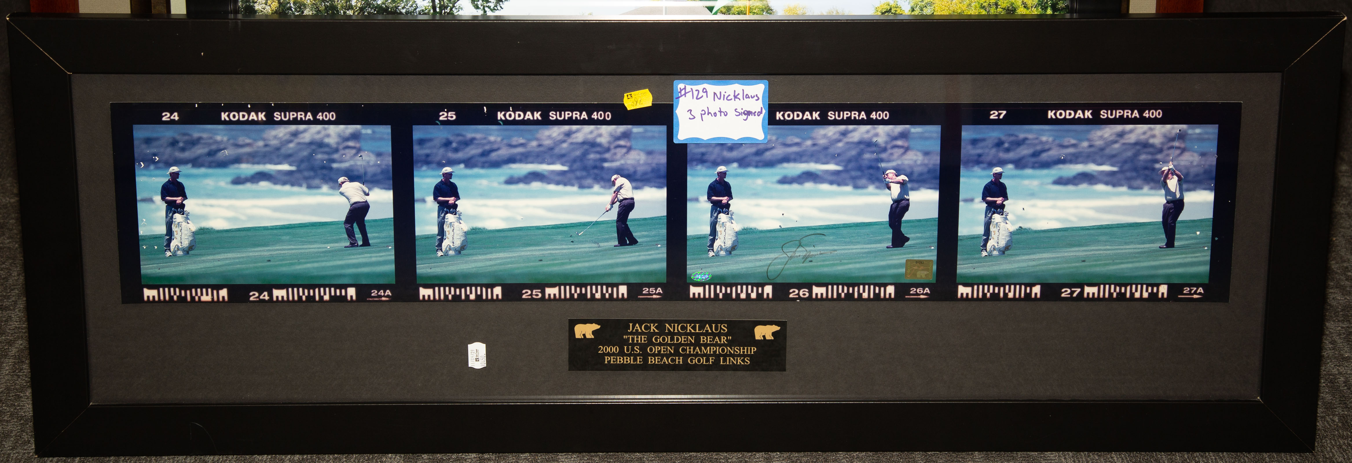 JACK NICKLAUS FRAMED PHOTO