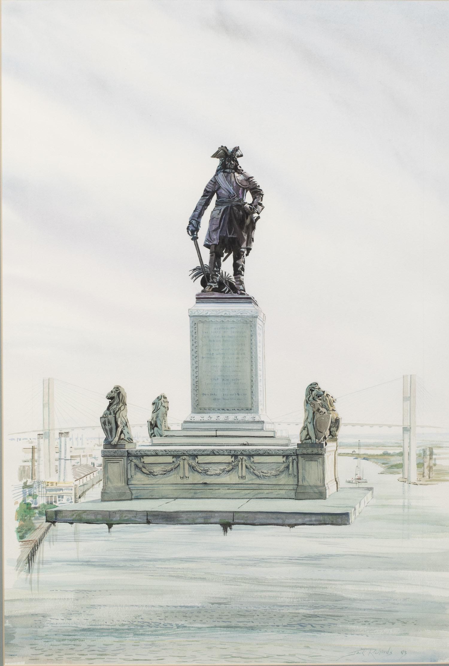 JACK RICHARDS, MONUMENT ON SAVANNAH