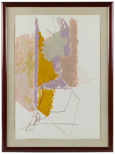 JACK ROTH PAINTING MIXED MEDIA ON