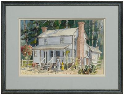 Jack Shields watercolor (Atlanta,