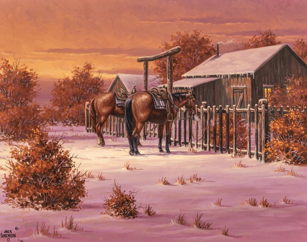JACK SORENSON, ON THE GRUB LINE,