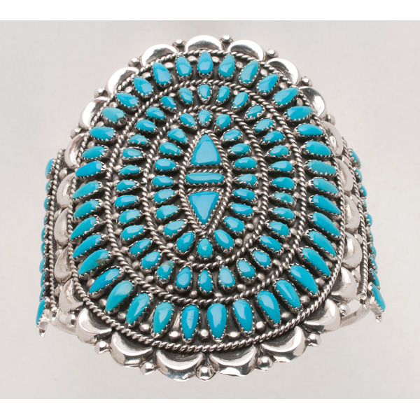 Jack Weekoty Zuni Turquoise Cluster