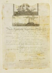 JACKSON ANDREW Engraved docume