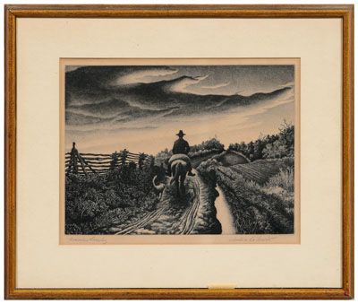 Jackson Lee Nesbitt lithograph