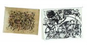 JACKSON POLLACK, TWO LITHOGRAP