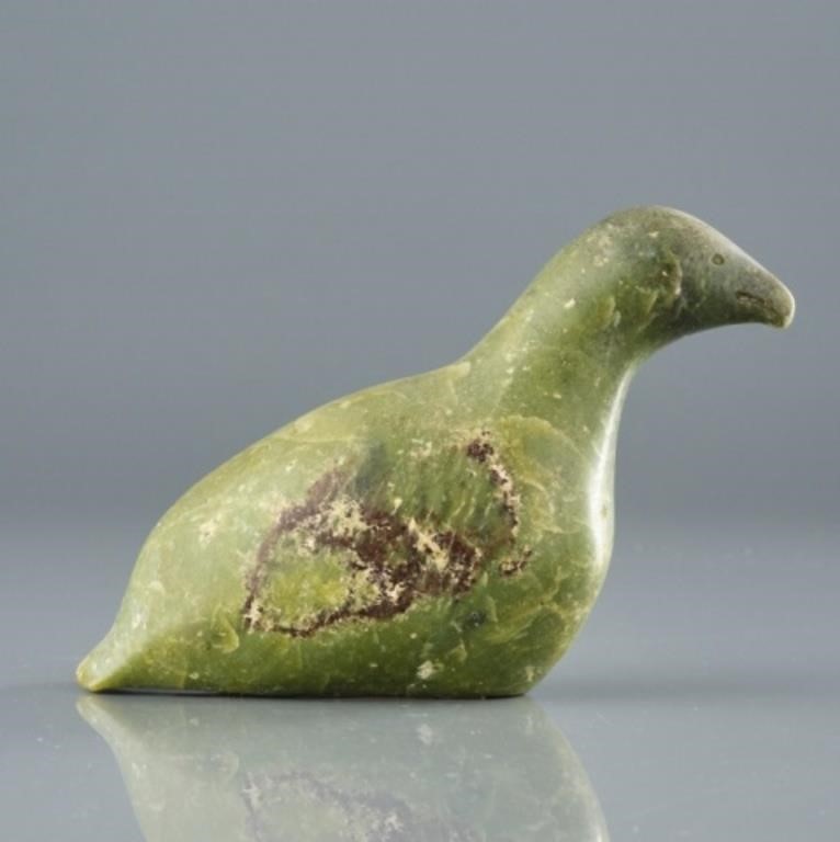 JACO KULUGUKTUKGreen stone, "Bird",