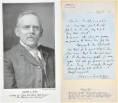 JACOB A. RIIS HANDWRITTEN LETT