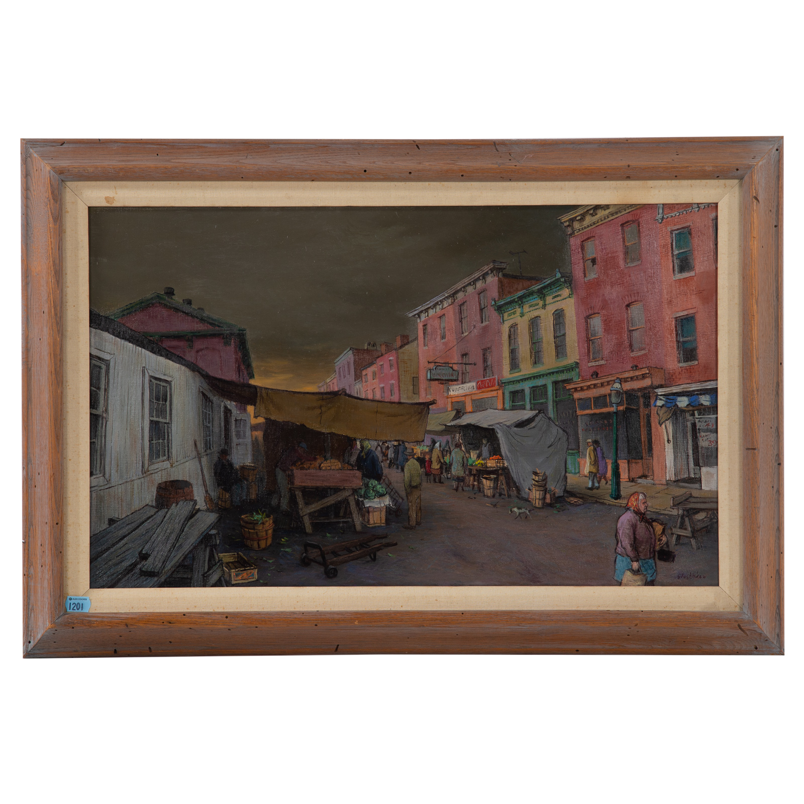 JACOB GLUSHAKOW. MARKET SCENE,