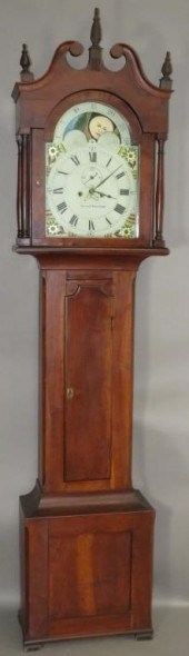 JACOB HUNSICKER TALL CASE CLOC