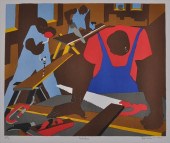 JACOB LAWRENCE (1917-2000): "C
