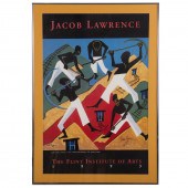 JACOB LAWRENCE. HAND SIGNED EX