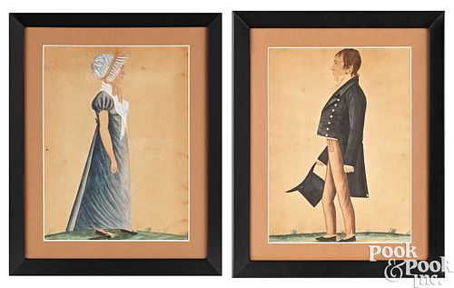 JACOB MAENTEL, PAIR OF PROFILE
