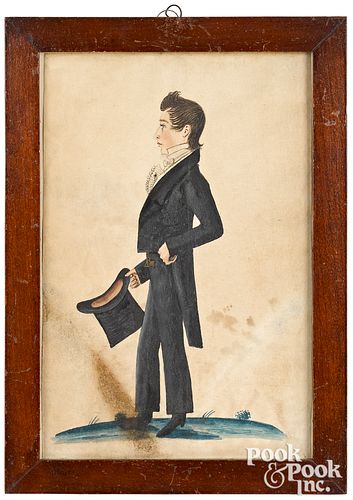 JACOB MAENTEL PAIR OF WATERCOLOR