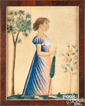 JACOB MAENTEL, WATERCOLOR AND
