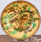 JACOB MEDINGER REDWARE BOWL<br