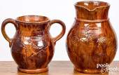 JACOB MEDINGER REDWARE PITCHER
