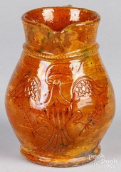 JACOB MEDINGER REDWARE PITCHER