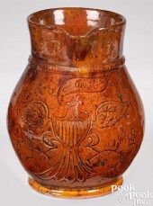 JACOB MEDINGER REDWARE PITCHER