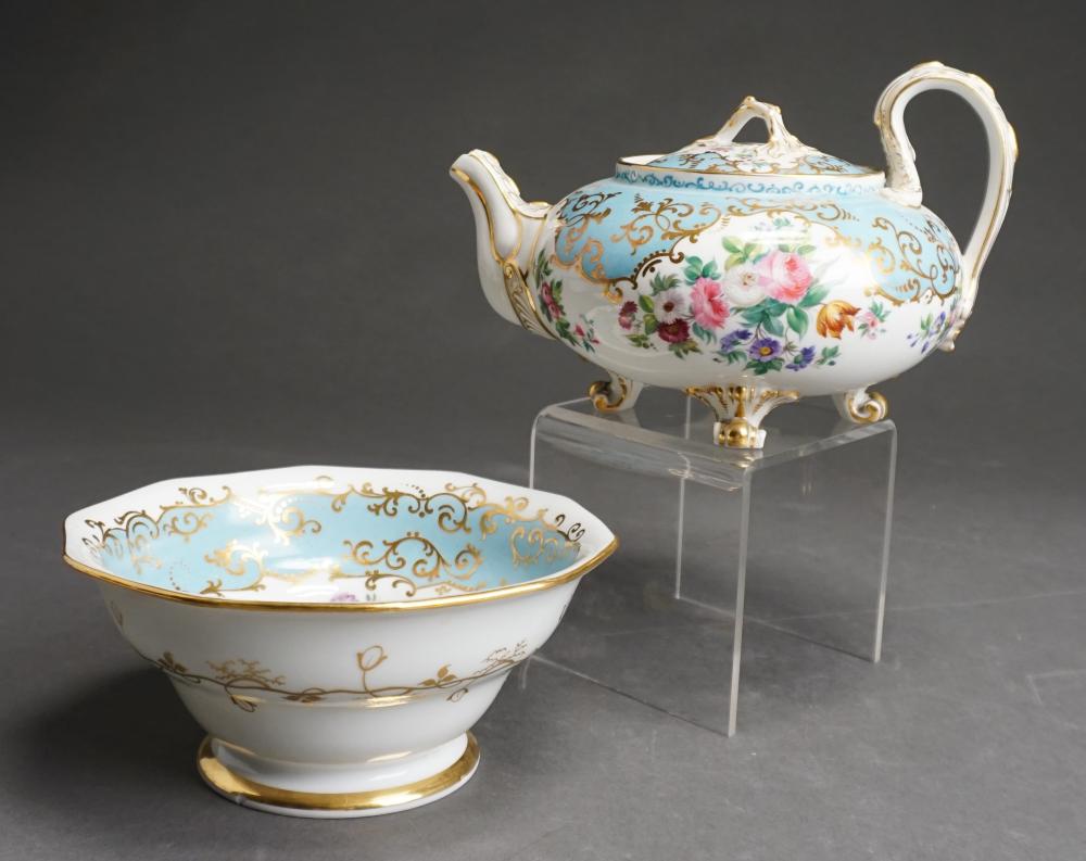 JACOB PETIT-TYPE GILT AND FLORAL