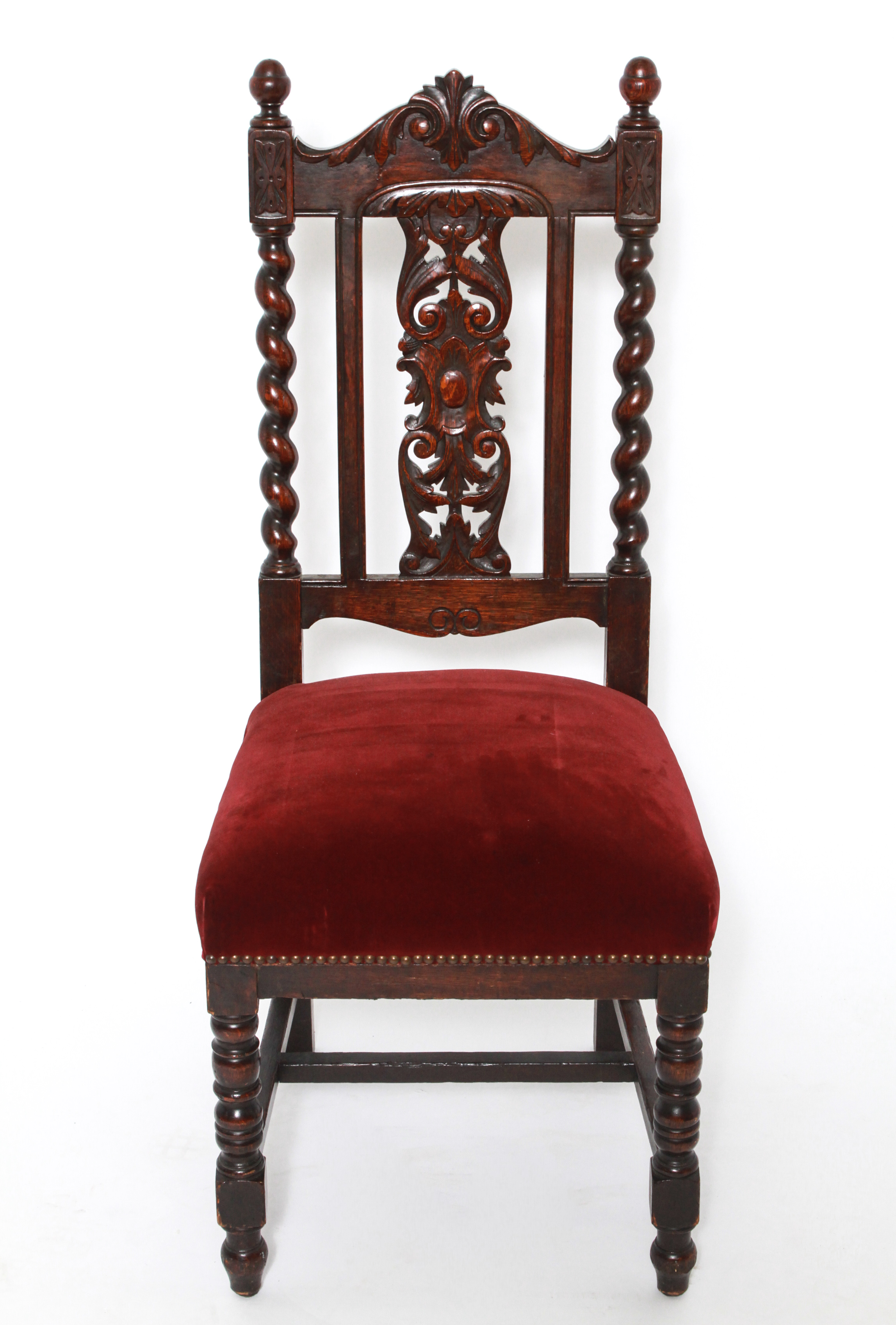 JACOBEAN ENGLISH CARVED AND
