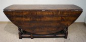 JACOBEAN FRUITWOOD DROP-LEAF D