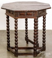 JACOBEAN OAK DROP LEAF CREDENC