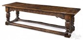 JACOBEAN OAK REFECTORY TABLE,