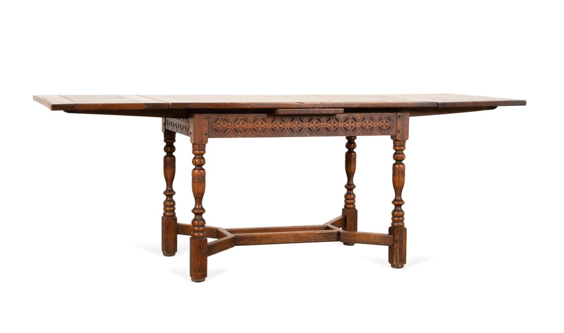 JACOBEAN REVIVAL EXTENDING DINING