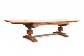 JACOBEAN REVIVAL OAK DRAW LEAF