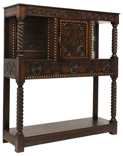 JACOBEAN STYLE CARVED &AMP;